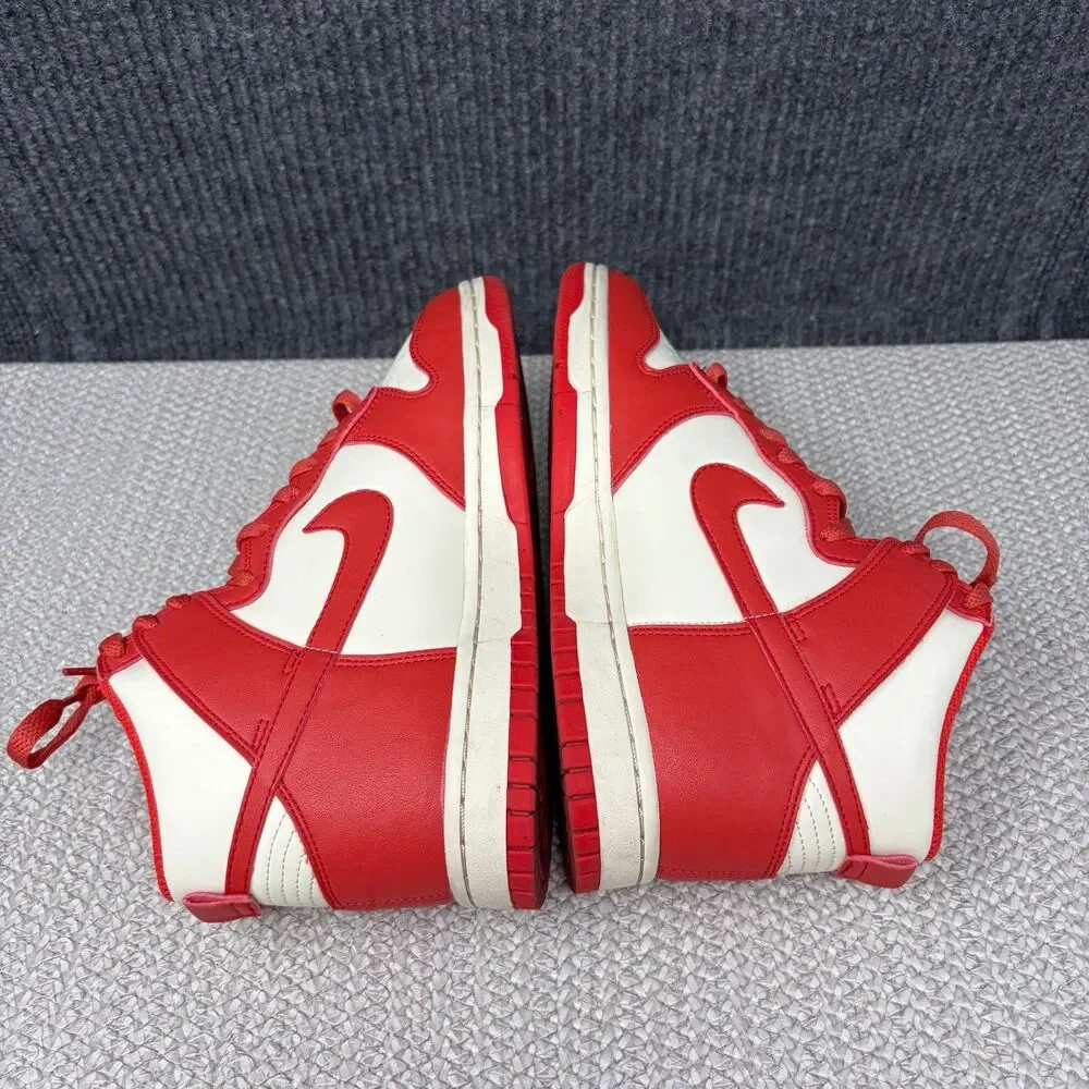 Nike Dunk High Next Nature Light Crimson Coconut Milk Red White Sz 7 FV5960-102
